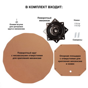 Детали поворотной подставки