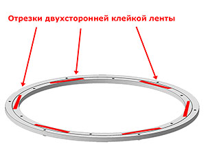 Механизмы вращения с креплением на скотч