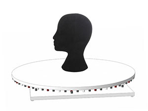 Фотосъемка головных уборов на манекене на поворотном столе 360 градусов